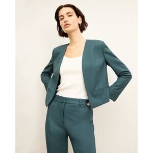 M.M. LaFleur The Neale Blazer Jacket Italian Wool Twill Workwear Business Sz 10